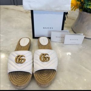 Gucci Charlotte Espadrille in Great White
